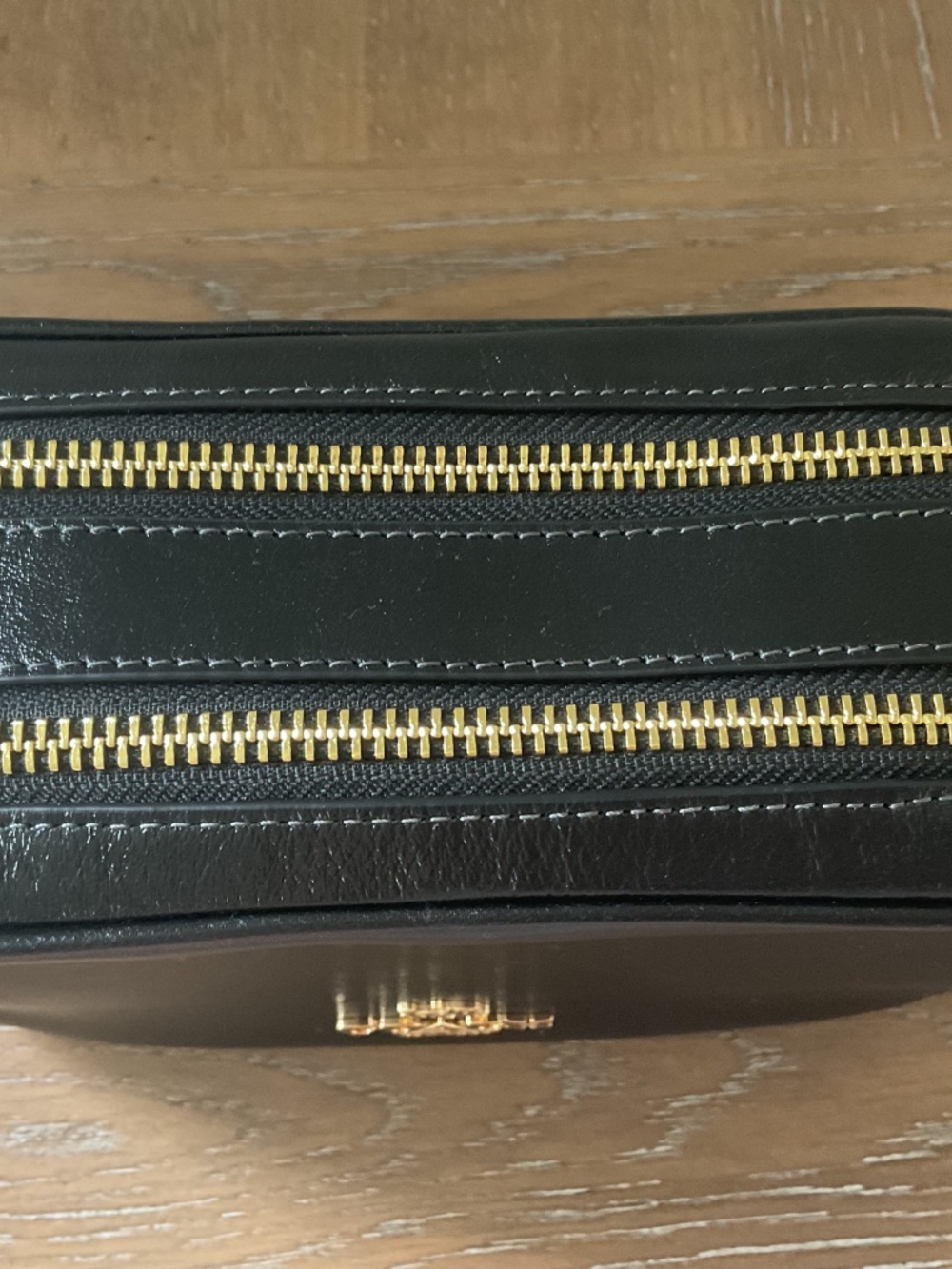 Coach Mini Carey Crossbody Bag CEA02 crinkle leather/Gold/Blackee - Picture 6 of 9